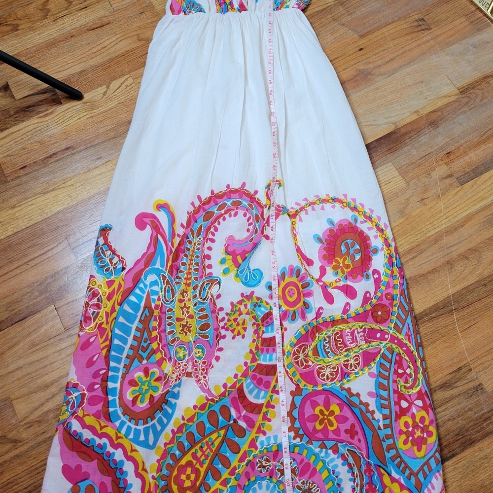 Bhag's Boho Colorful Paisley Maxi Dress Size M/L - Picture 15 of 16